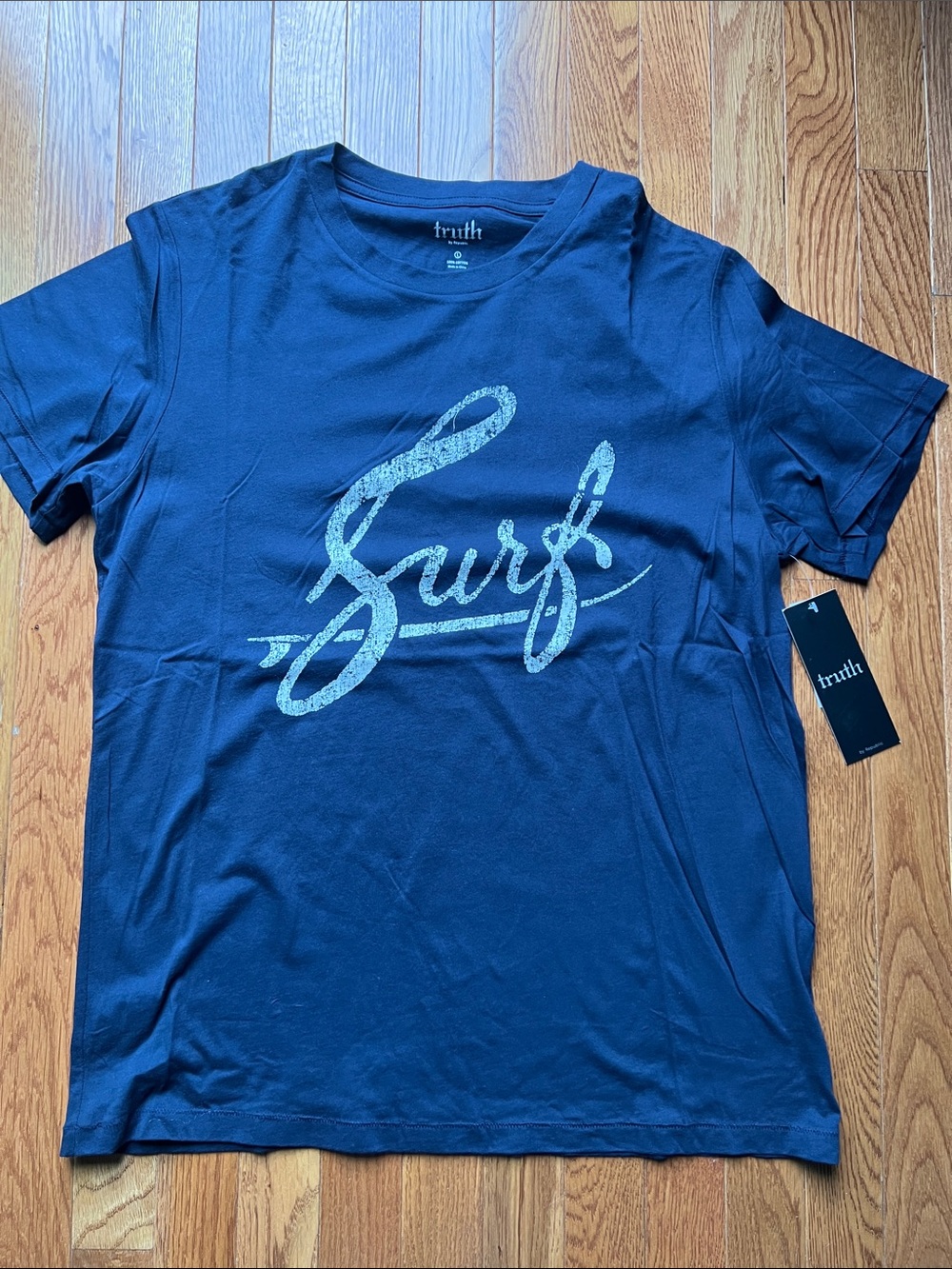 Truth Navy Blue 'Surf' Graphic Short Sleeve Tee